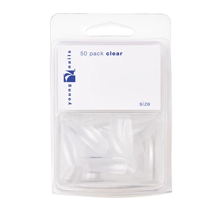 Assorted Nail Tips 50 PK-Clear
