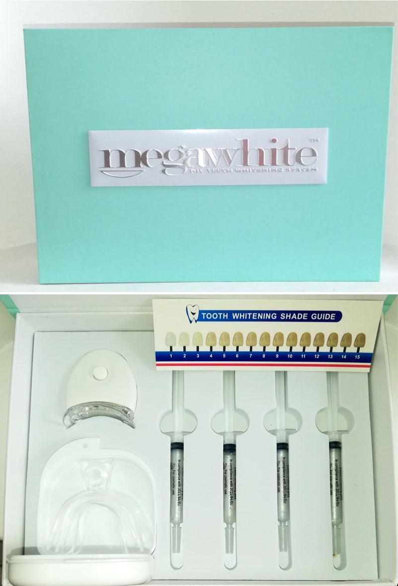 Mega White Home Teeth Whitening Kit ( non peroxide )