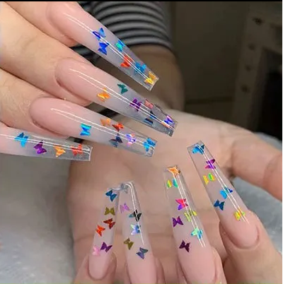 Butterfly Nail Details