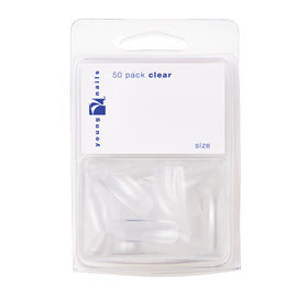 Clear Nail Tips Pack Sizes 1-10